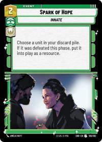 star wars unlimited shadows of the galaxy spark of hope foil