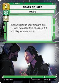 star wars unlimited shadows of the galaxy spark of hope hyperspace foil