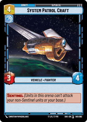 System Patrol Craft - SOG - Foil