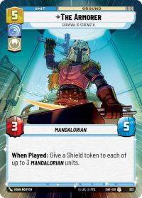 star wars unlimited shadows of the galaxy the armorer survival is strength hyperspace