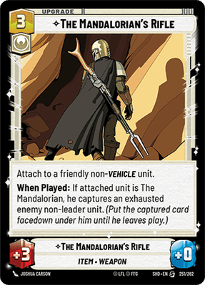 The Mandalorian's Rifle - Foil