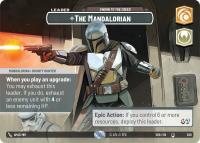 star wars unlimited shadows of the galaxy the mandalorian sworn to the creed showcase