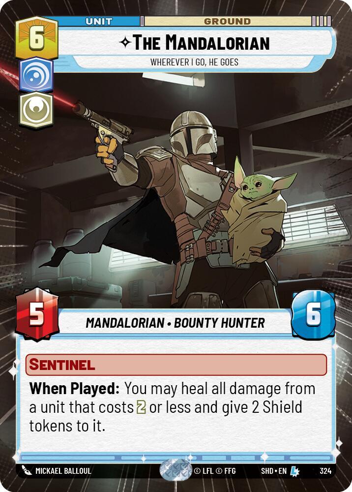 The Mandalorian - Wherever I Go, He Goes (Hyperspace) - Foil