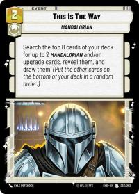 star wars unlimited shadows of the galaxy this is the way