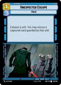 star wars unlimited shadows of the galaxy unexpected escape