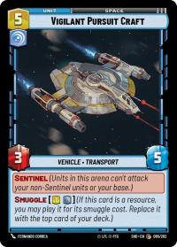 star wars unlimited shadows of the galaxy vigilant pursuit craft foil