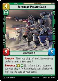 star wars unlimited shadows of the galaxy weequay pirate gang foil
