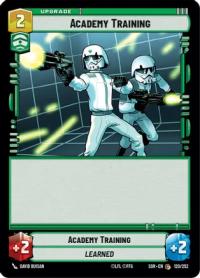star wars unlimited spark of rebellion academy training foil