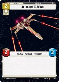 star wars unlimited spark of rebellion alliance x wing hyperspace foil