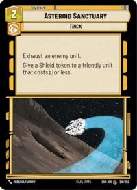 star wars unlimited spark of rebellion asteroid sanctuary foil