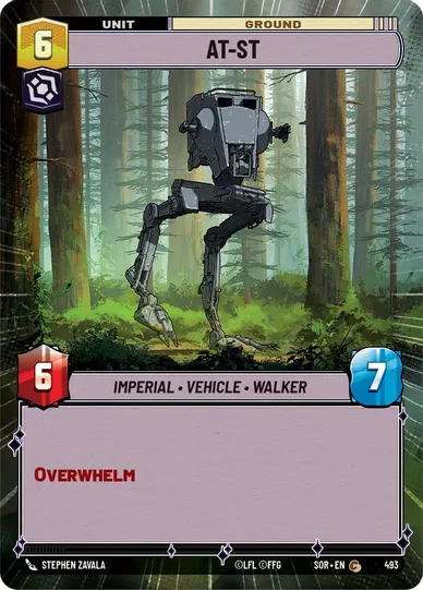 AT-ST (Hyperspace) - Foil
