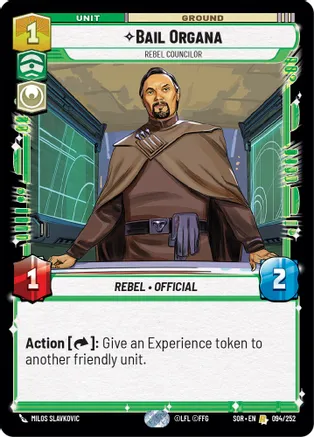 Bail Organa - Rebel Councilor - Foil