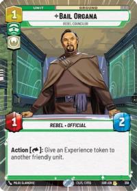 star wars unlimited spark of rebellion bail organa rebel councilor hyperspace