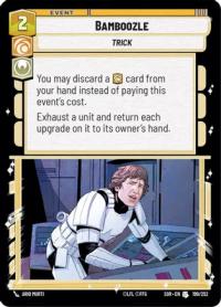 star wars unlimited spark of rebellion bamboozle foil