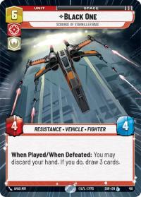 star wars unlimited spark of rebellion black one scourge of starkiller base hyperspace