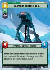 star wars unlimited spark of rebellion blizzard assault at at hyperspace