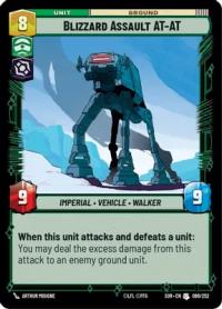 star wars unlimited spark of rebellion blizzard assault at at