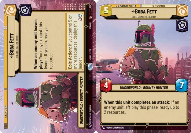 Boba Fett - Collecting the Bounty (Hyperspace) - Foil