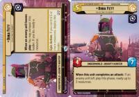 star wars unlimited spark of rebellion boba fett collecting the bounty hyperspace foil