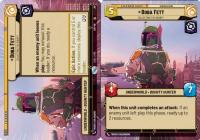 star wars unlimited spark of rebellion boba fett collecting the bounty hyperspace