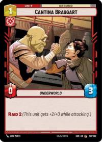 star wars unlimited spark of rebellion cantina braggart