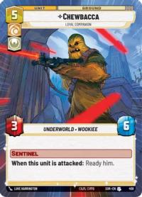 star wars unlimited spark of rebellion chewbacca loyal companion hyperspace