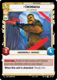 star wars unlimited spark of rebellion chewbacca loyal companion
