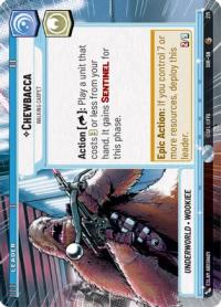 star wars unlimited spark of rebellion chewbacca walking carpet hyperspace foil