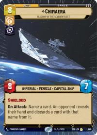 star wars unlimited spark of rebellion chimaera flagship of the seventh fleet hyperspace