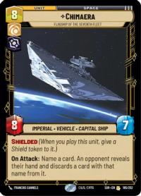 star wars unlimited spark of rebellion chimaera flagship of the seventh fleet