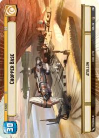 star wars unlimited spark of rebellion chopper base hyperspace foil