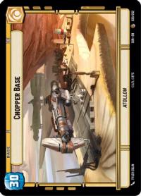 star wars unlimited spark of rebellion chopper base