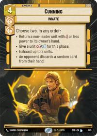 star wars unlimited spark of rebellion cunning hyperspace