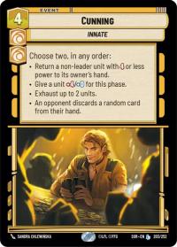 star wars unlimited spark of rebellion cunning