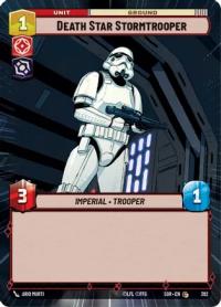 star wars unlimited spark of rebellion death star stormtrooper hyperspace foil