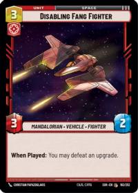 star wars unlimited spark of rebellion disabling fang fighter
