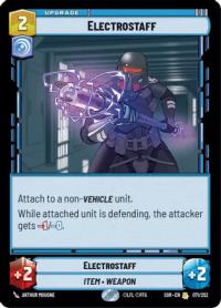 star wars unlimited spark of rebellion electrostaff
