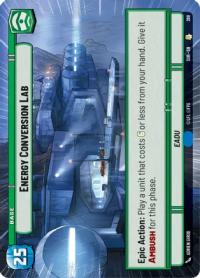 star wars unlimited spark of rebellion energy conversion lab hyperspace foil