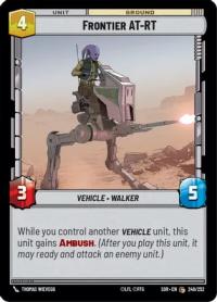 star wars unlimited spark of rebellion frontier at rt foil