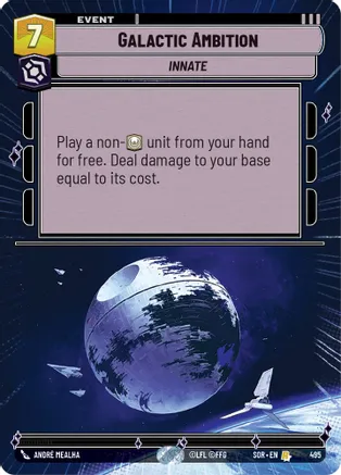 Galactic Ambition (Hyperspace) - Foil