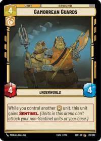 star wars unlimited spark of rebellion gamorrean guards foil