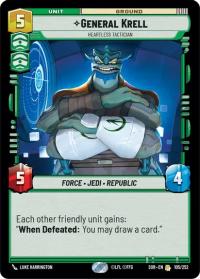star wars unlimited spark of rebellion general krell heartless tactician