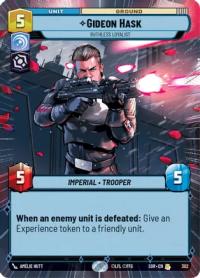 star wars unlimited spark of rebellion gideon hask gideon hask hyperspace