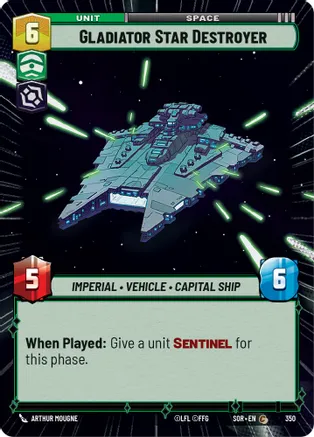 Gladiator Star Destroyer (Hyperspace) - Foil