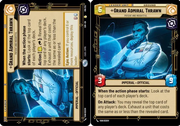Grand Admiral Thrawn - Patient and Insightful - Foil