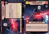 star wars unlimited spark of rebellion grand inquisitor hunting the jedi hyperspace foil