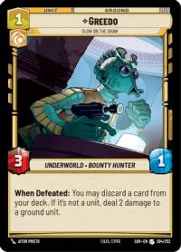 star wars unlimited spark of rebellion greedo slow on the draw
