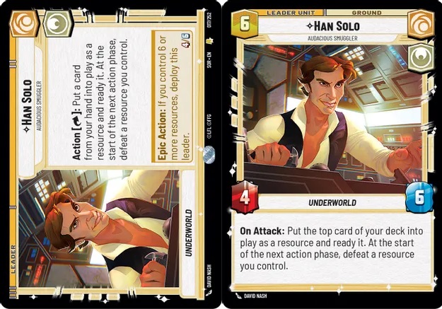 Han Solo - Audacious Smuggler - Foil