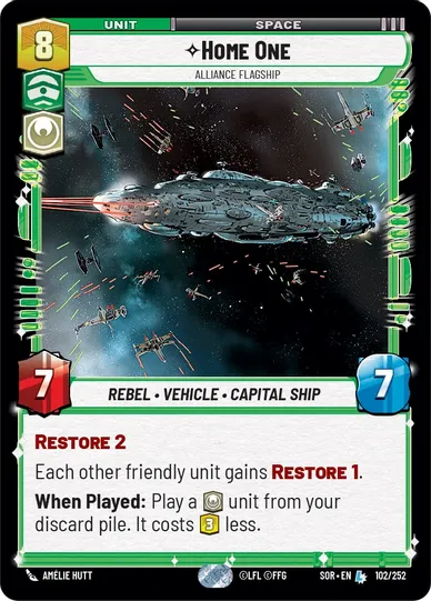 Home One - Alliance Flagship - Foil