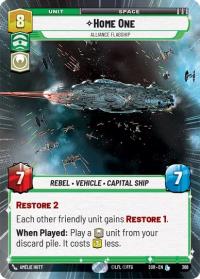 star wars unlimited spark of rebellion home one alliance flagship hyperspace